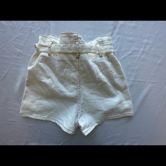 white paper bag shorts! - Picture 3 of 4